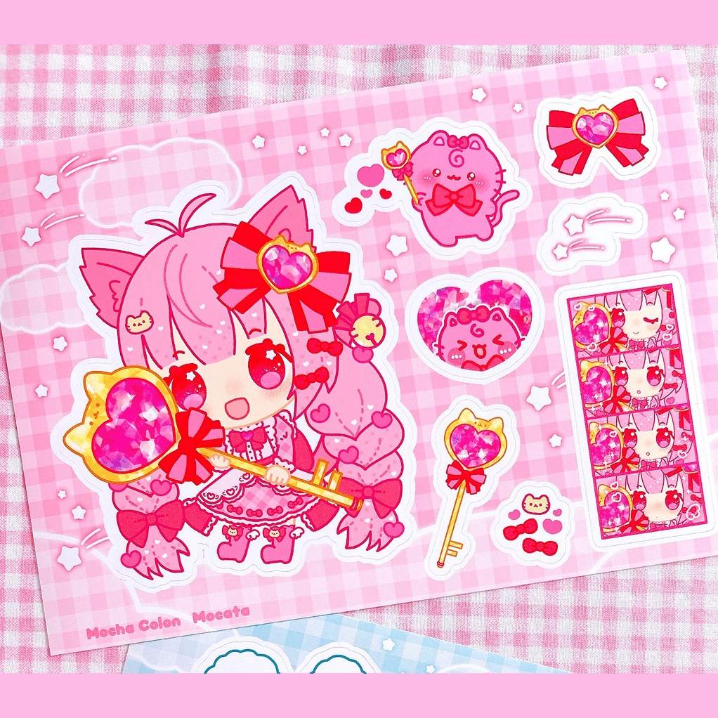 魔法少女シール♡ピンク