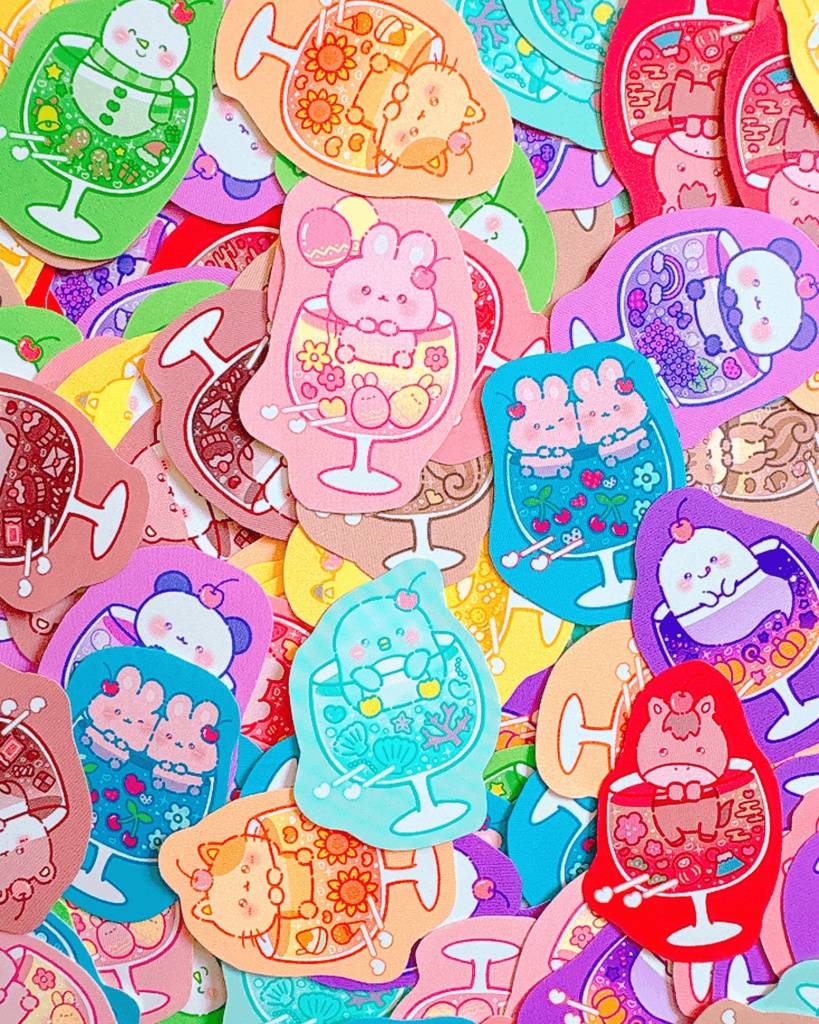 12ヶ月のクリームソーダ フレークシール