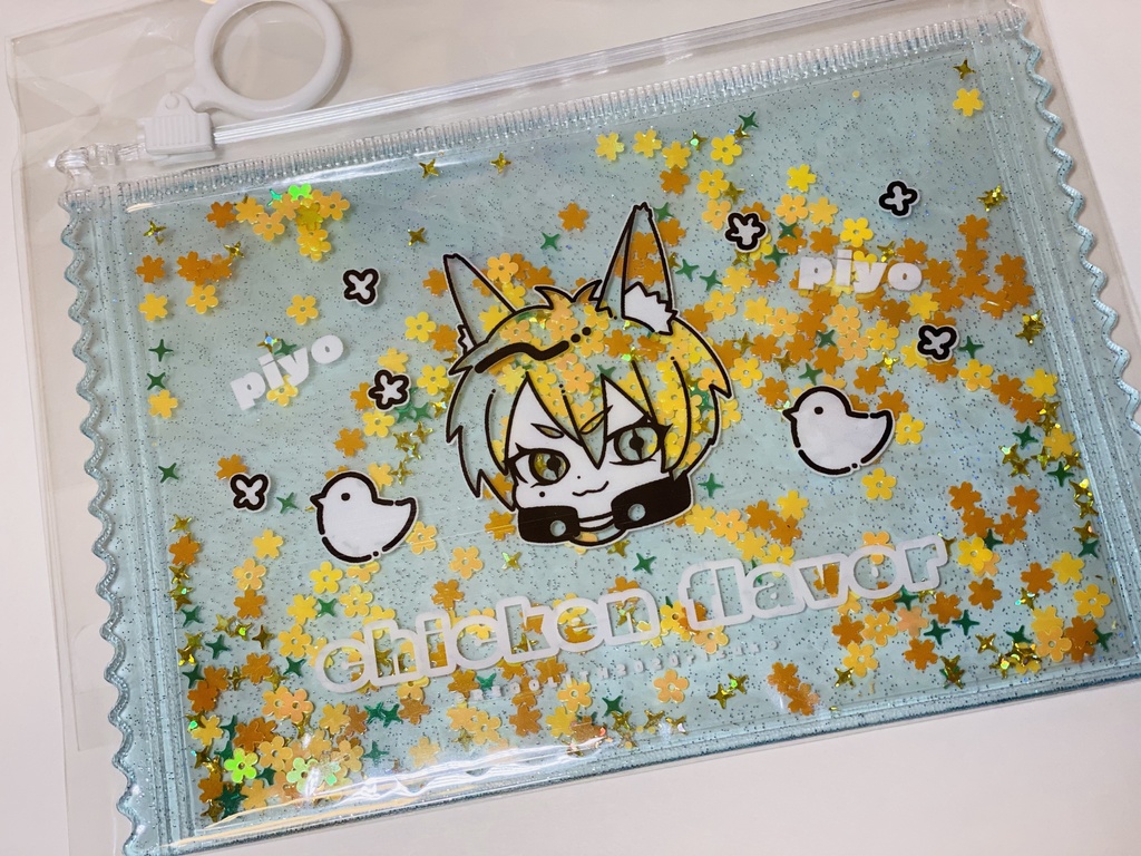 凹凸世界 鬼狐天冲 グリッター入りポーチ