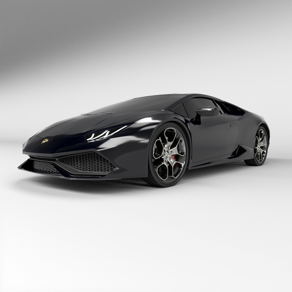 ランボルギーニ ウラカン 3d Fbx Obj両方のデータを含みます 3d売るよ Booth