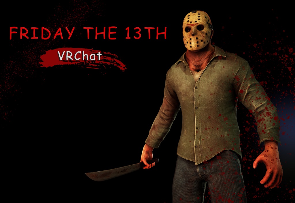 13日の金曜日 ジェイソン 3dモデル Vrchat向け 3d売るよ Booth