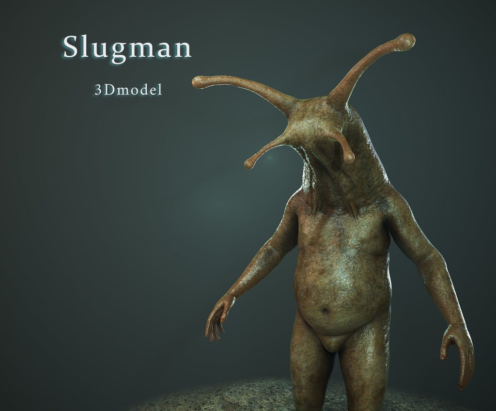 オリジナル ナメクジ男 3dモデル 3d売るよ Booth オリジナル ナメクジ男 3dモデル 3d売るよ Booth