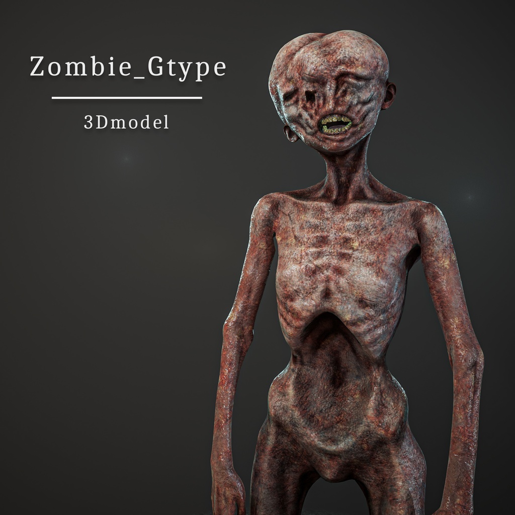 オリジナル ゾンビG  3Dモデル