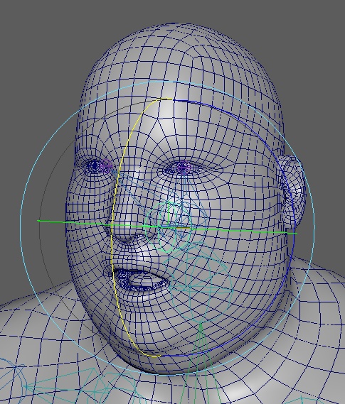 素体 肥満男性 3Dモデル