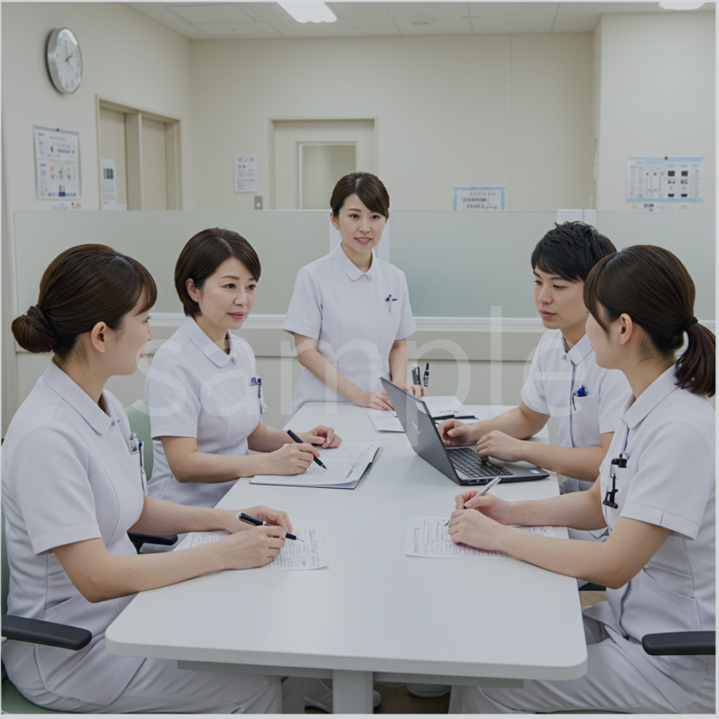 【うらさんのナース素材工房】看護師のリアルな日常10枚セット(商用利用OK)