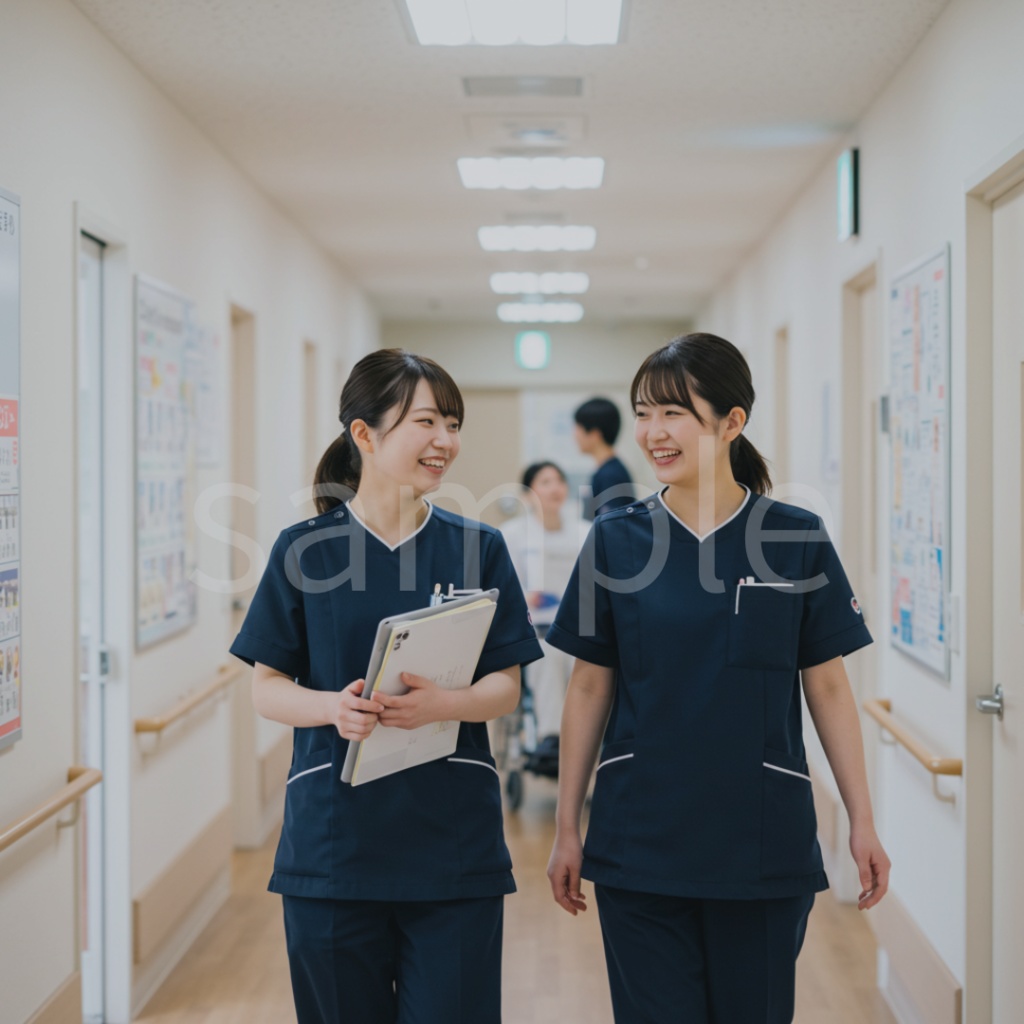 🌿【うらさんのナース素材工房】ホワイト職場の看護師写真素材セット【商用利用可・10枚】