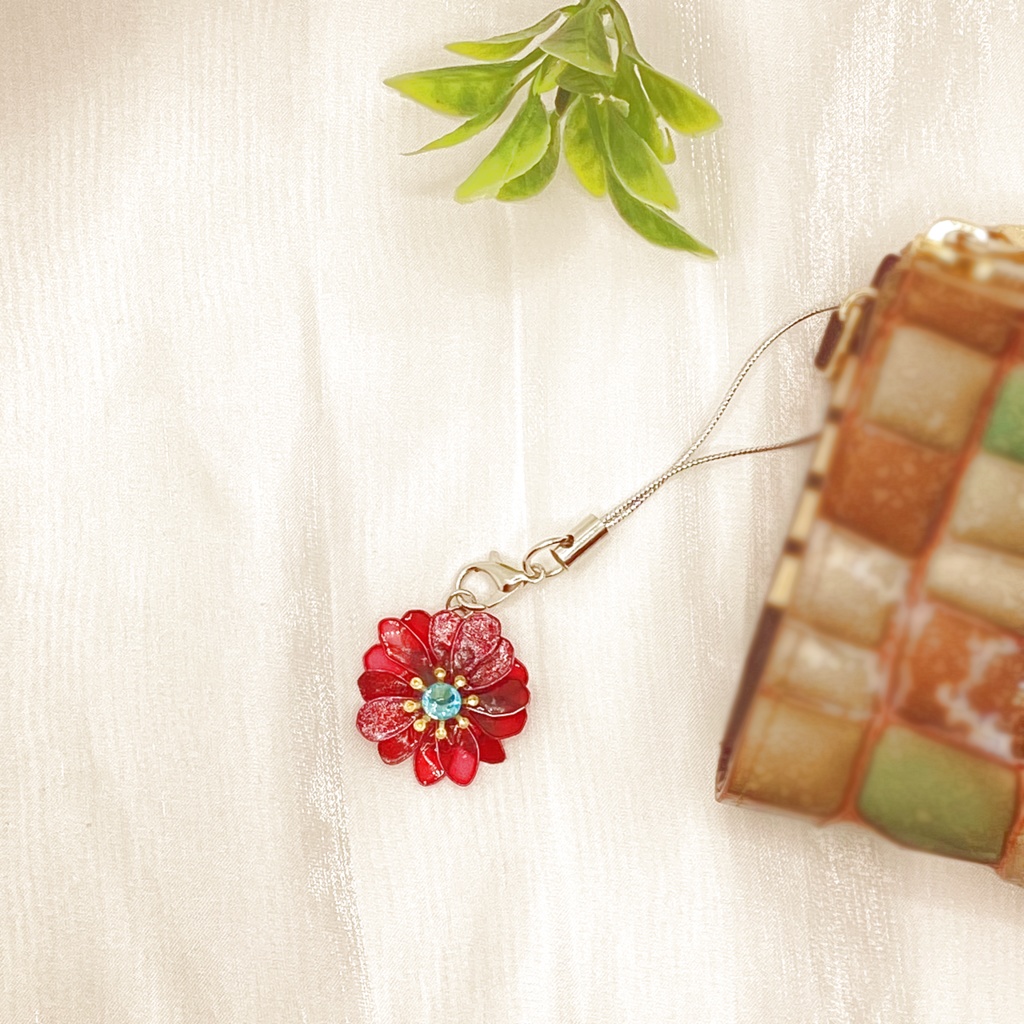 マジックプリズム　ガーベラ水晶公イメージストラップ