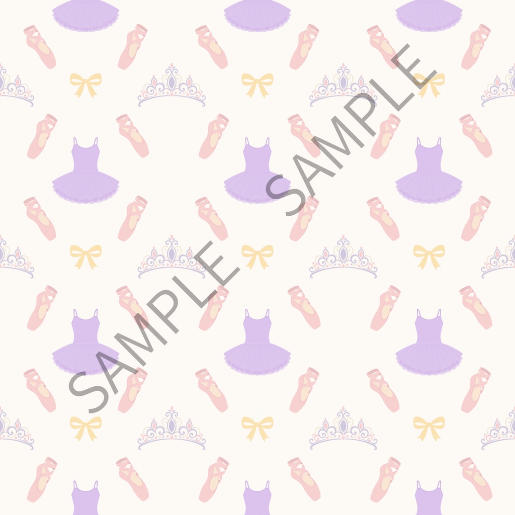 バレエ デジタルペーパー 6枚セット | くすみカラー |Ballet digital paper