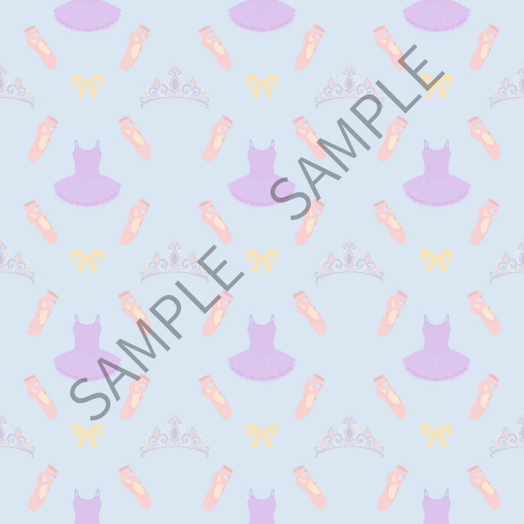 バレエ デジタルペーパー 6枚セット | くすみカラー |Ballet digital paper