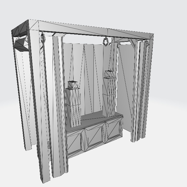 musomado-3DCG-set-vol-003 手作りステージ (Handmade Stage)