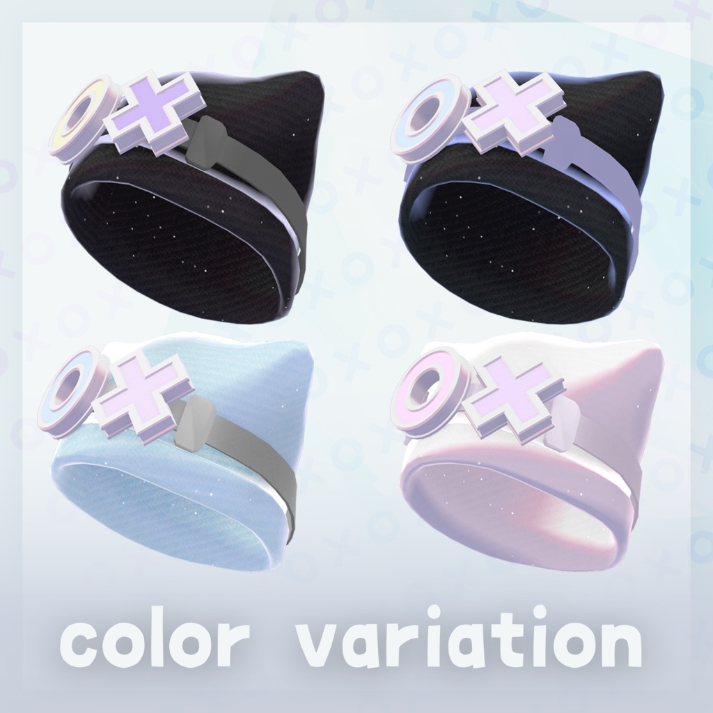 ‧⁺ ⊹˚.【9アバター対応】まるばつにっと‧⁺ ⊹˚.