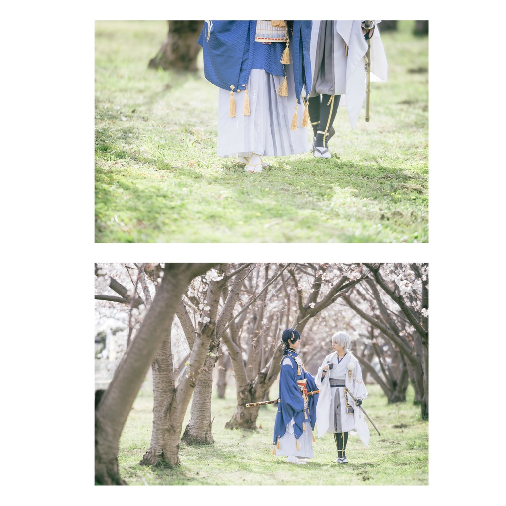 【12/1 22時より頒布】縁 -YOSUGA- 三日月宗近・鶴丸国永写真集