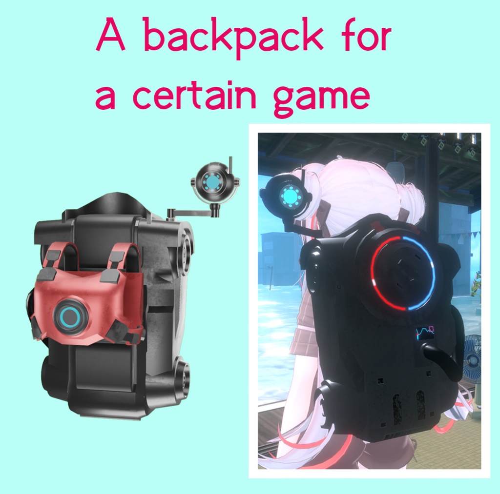 「マヌカ」用 A backpack for  a certain game