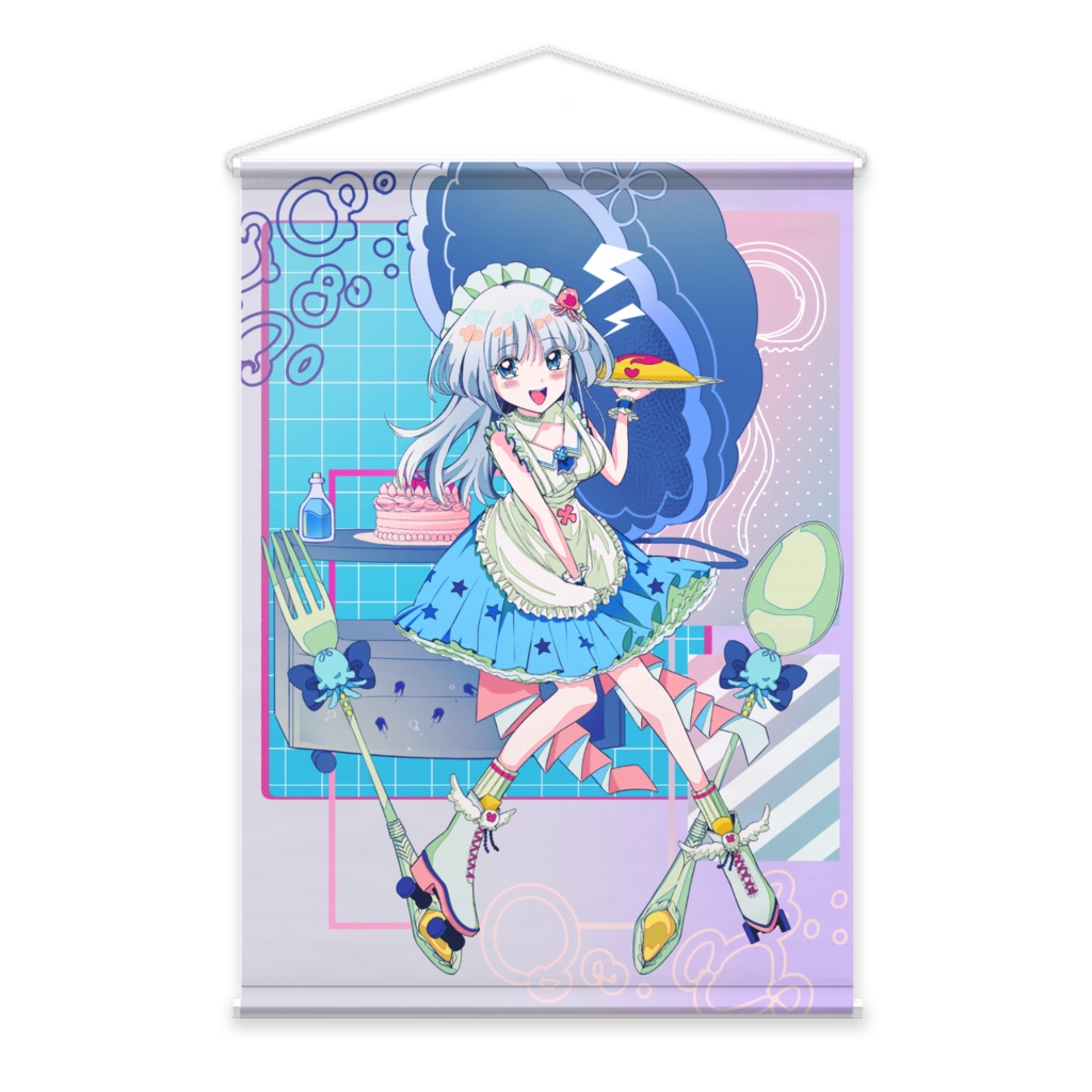 海月ゆら生誕祭2023タペストリーB2