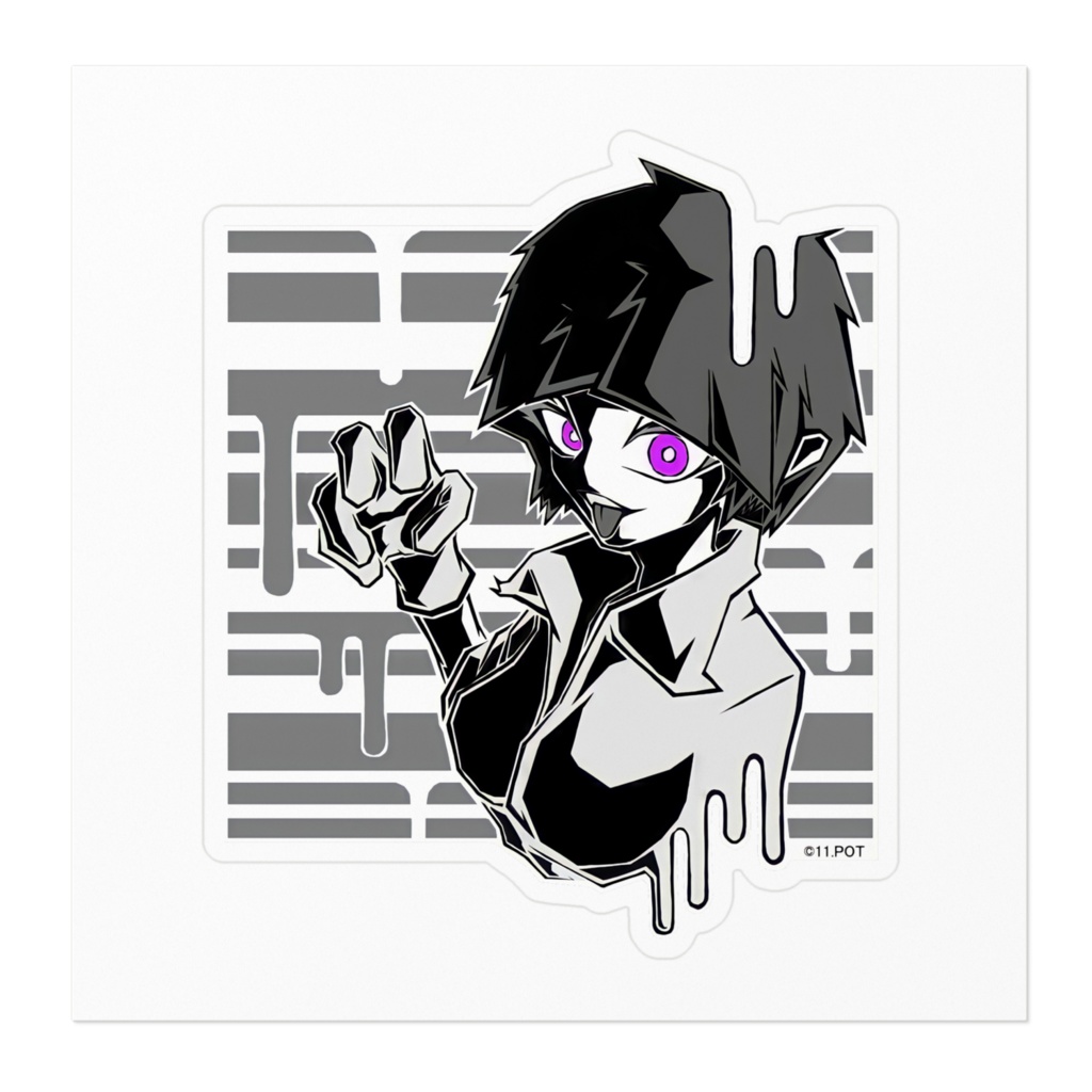 『Acid』ホワイトステッカー