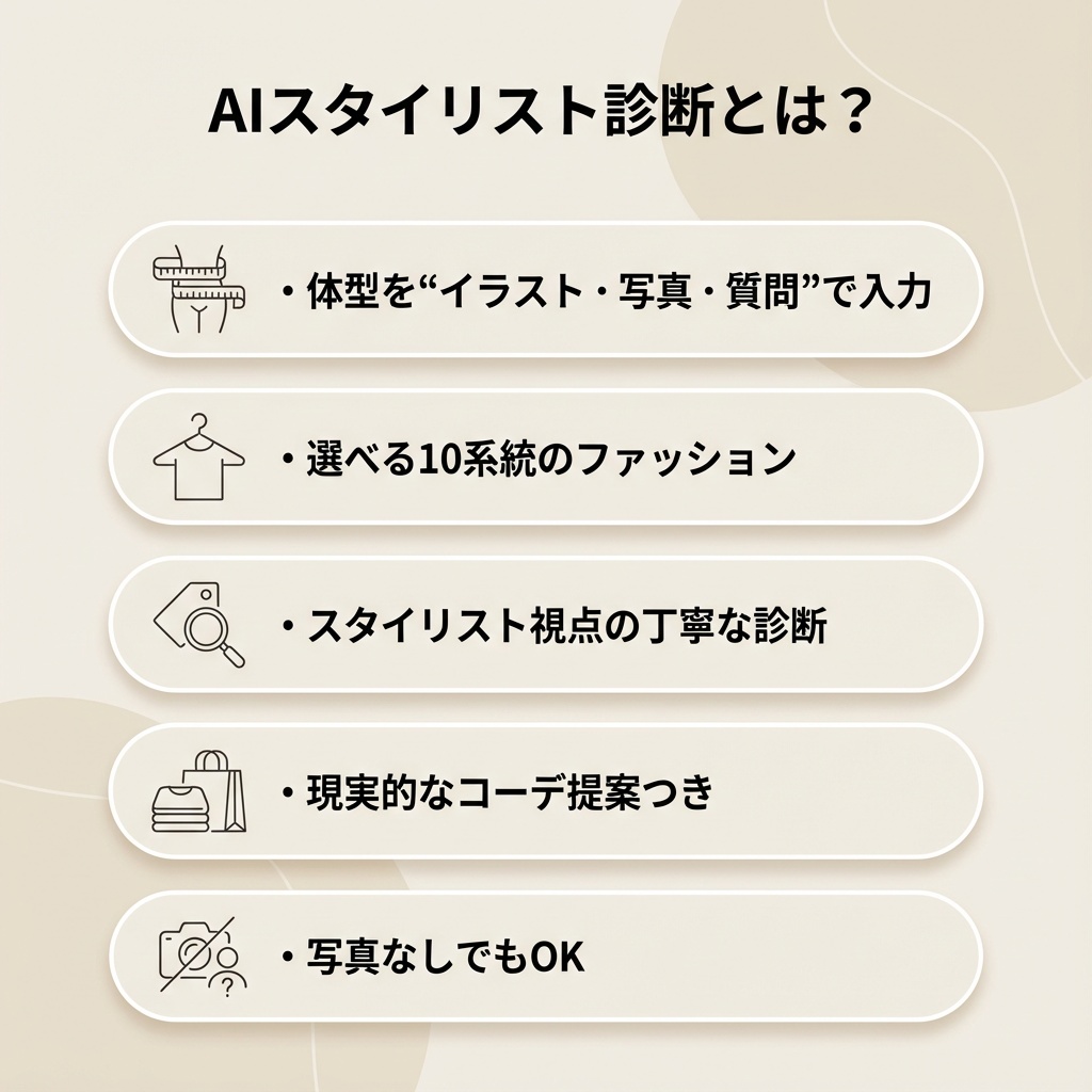AIによる体型診断&コーデ提案GPT