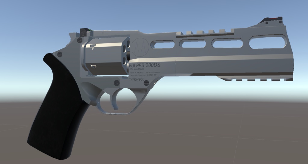 【VRCHAT向け】VULPESリボルバー 60DS/200DS