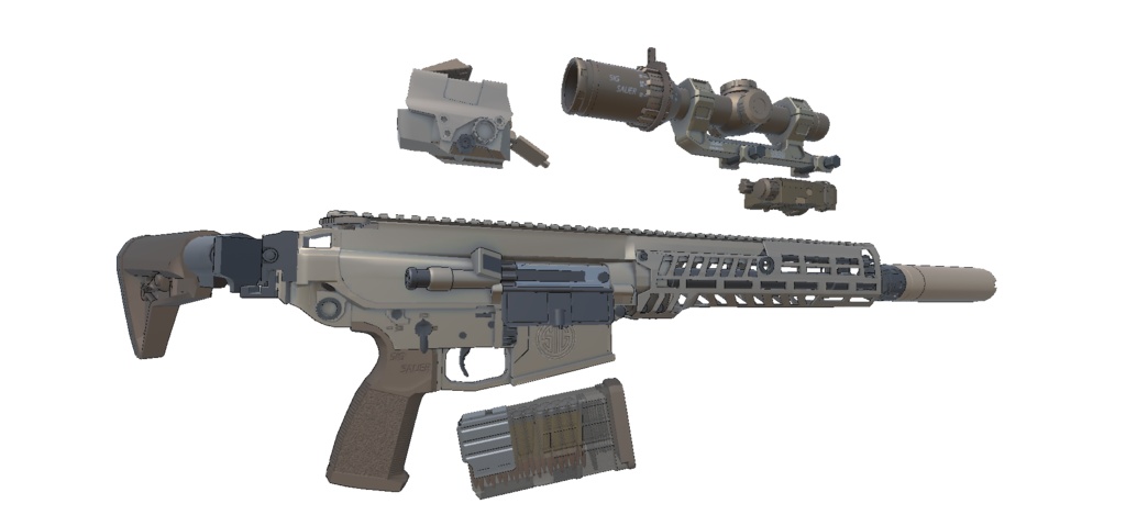 【VRCHAT想定】MCX SPEAR