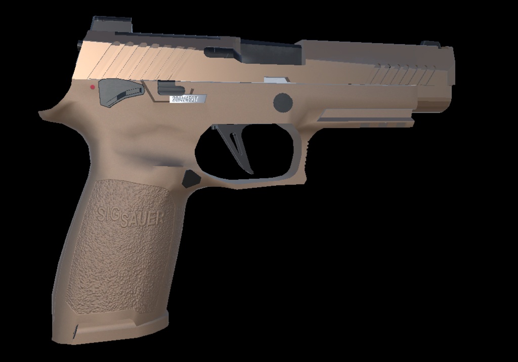 【VRCHAT想定】P320 拳銃