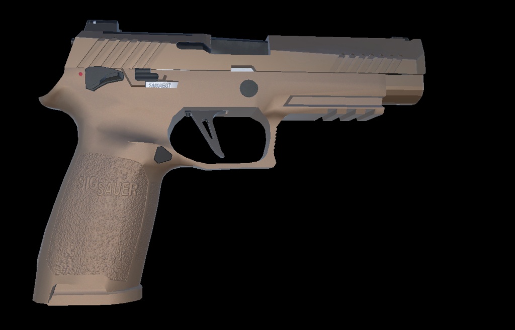 【VRCHAT想定】P320 拳銃