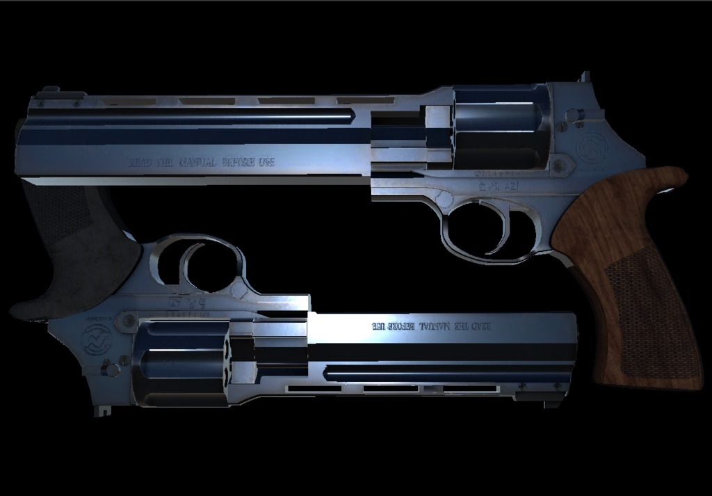 【VRChat想定】MATEBA 6 UNICA リボルバー