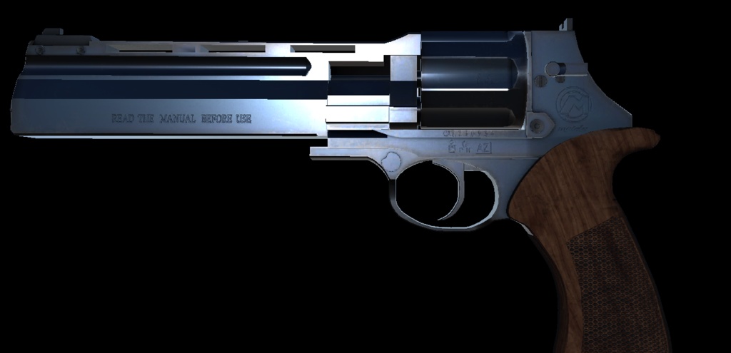 【VRChat想定】MATEBA 6 UNICA リボルバー