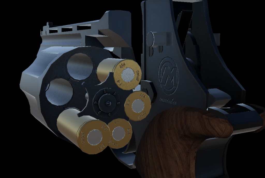 【VRChat想定】MATEBA 6 UNICA リボルバー