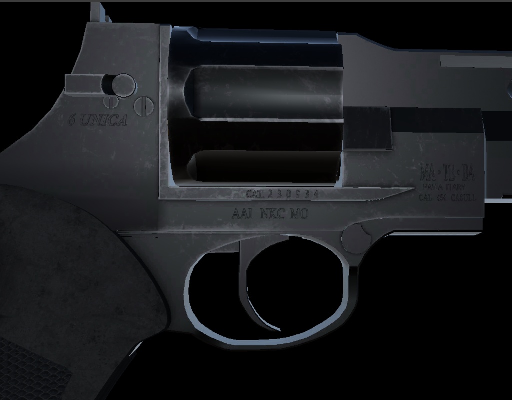 【VRChat想定】MATEBA 6 UNICA リボルバー