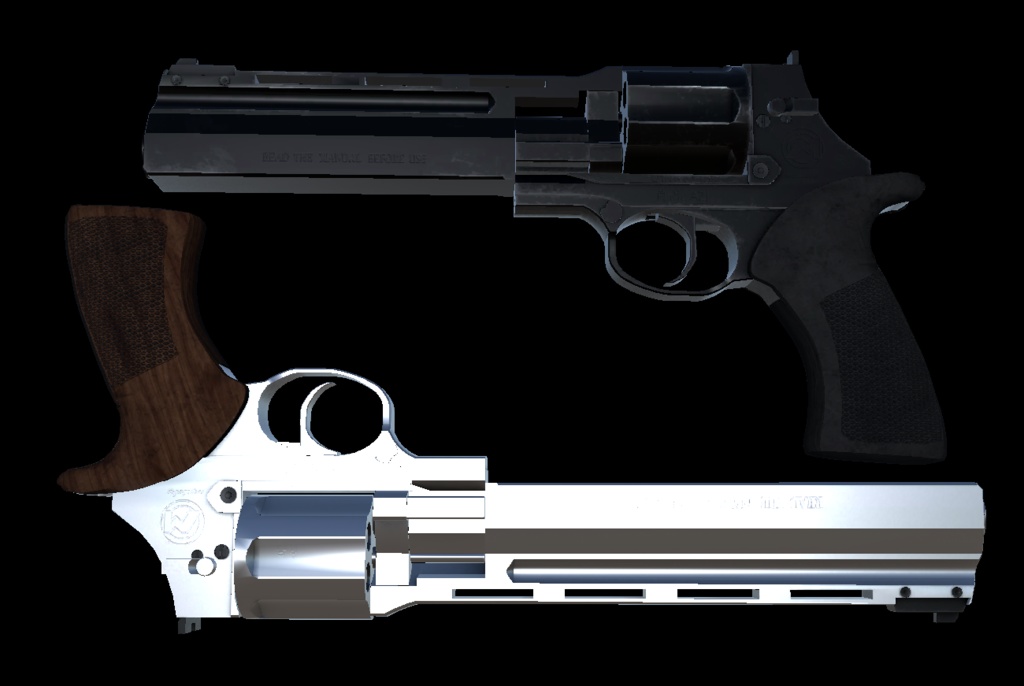 【VRChat想定】MATEBA 6 UNICA リボルバー