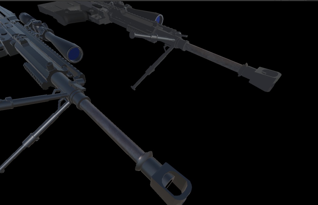 【VRCHAT想定】GM6 Lynx 対物ライフル