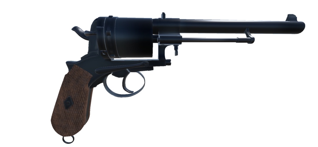 【VRChat想定】Gasser m1870