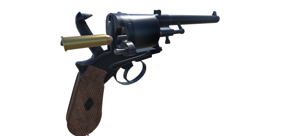 【VRChat想定】Gasser m1870