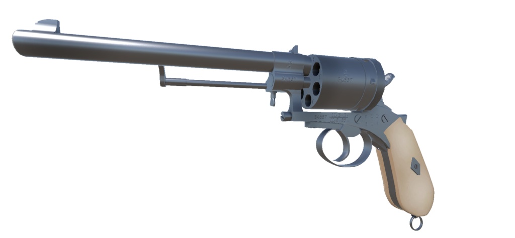 【VRChat想定】Gasser m1870