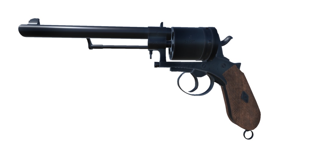 【VRChat想定】Gasser m1870