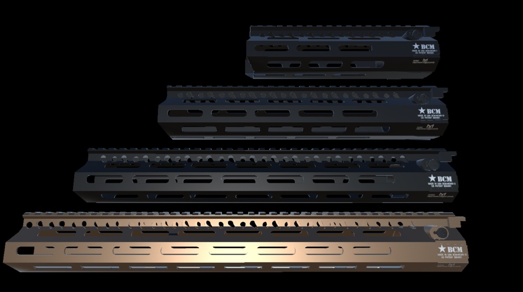 【VRChat想定】AR-15 ハンドガードセット1