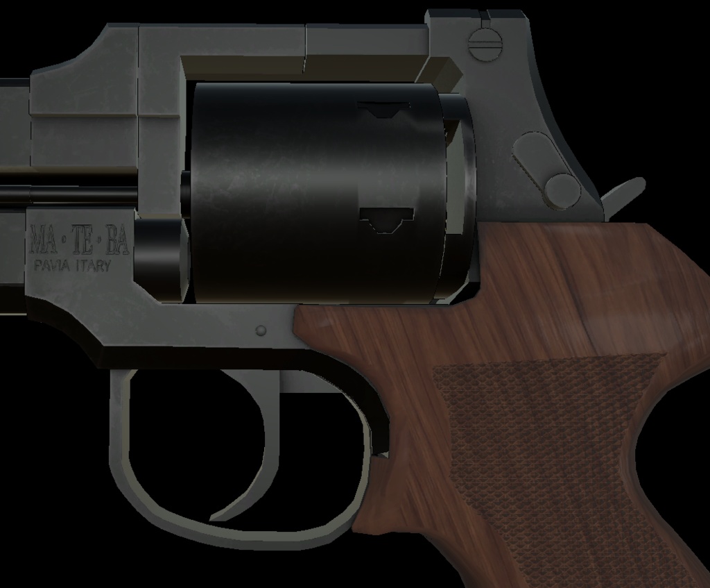 【VRCHAT想定】マテバ2006Mリボルバー