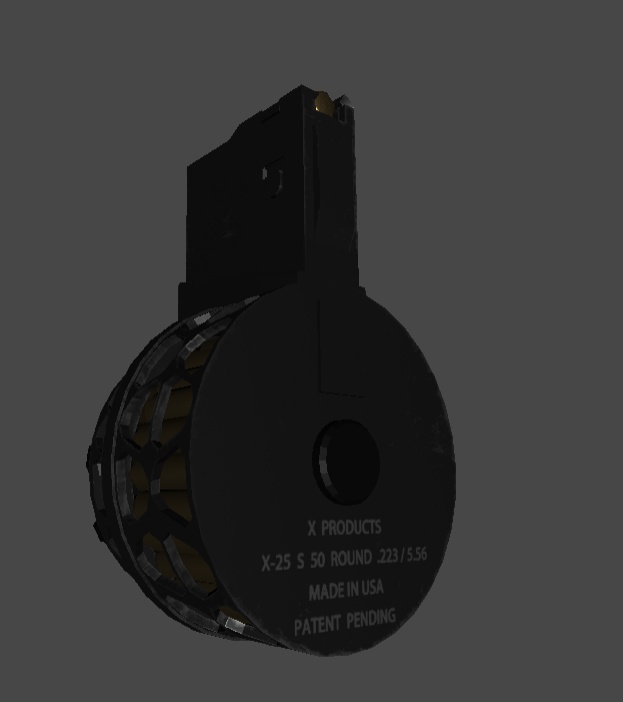 【VRCHAT想定】ドラムマガジンセット