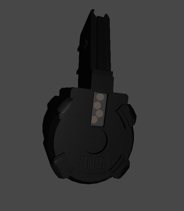 【VRCHAT想定】ドラムマガジンセット