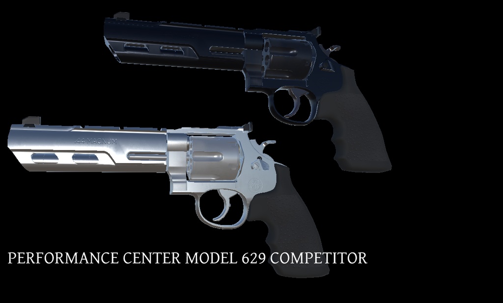 【VRCHAT想定】S&W MODEL 629-8シリーズリボルバー