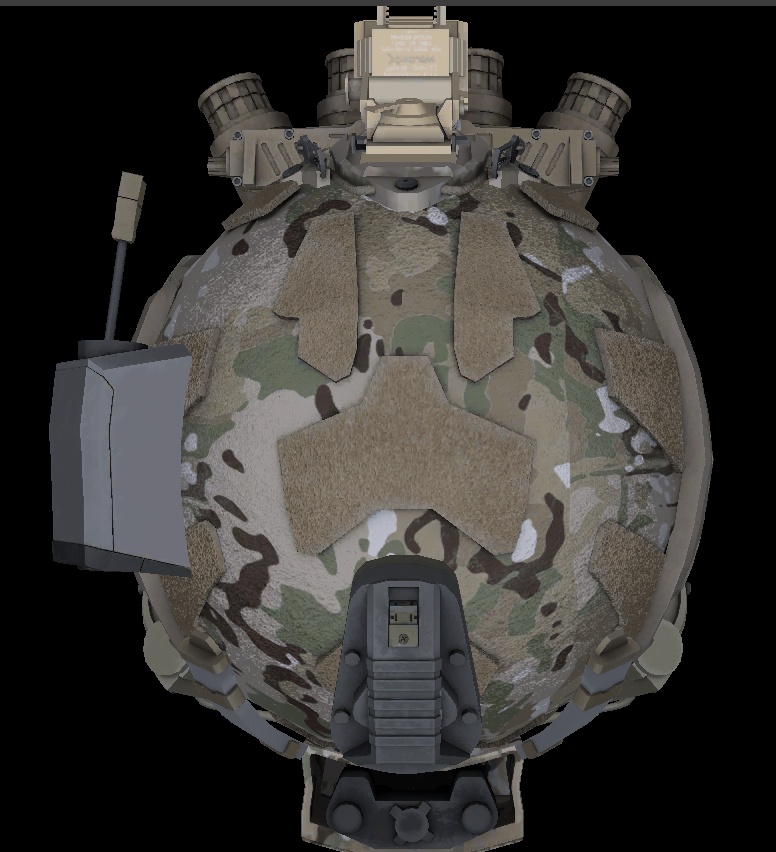 【VRCHAT想定】タクティカル戦闘ヘルメット