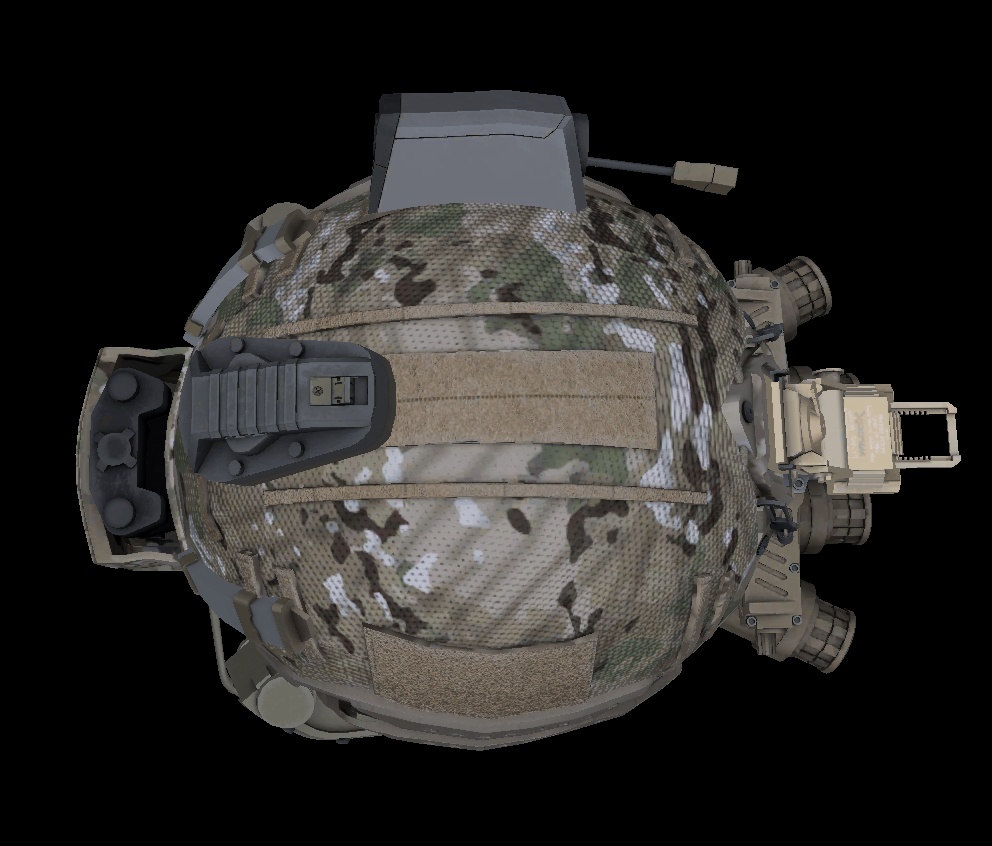 【VRCHAT想定】タクティカル戦闘ヘルメット