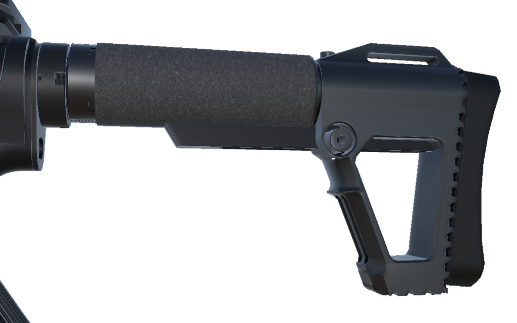 【VRChat想定】AR-15ストックセット