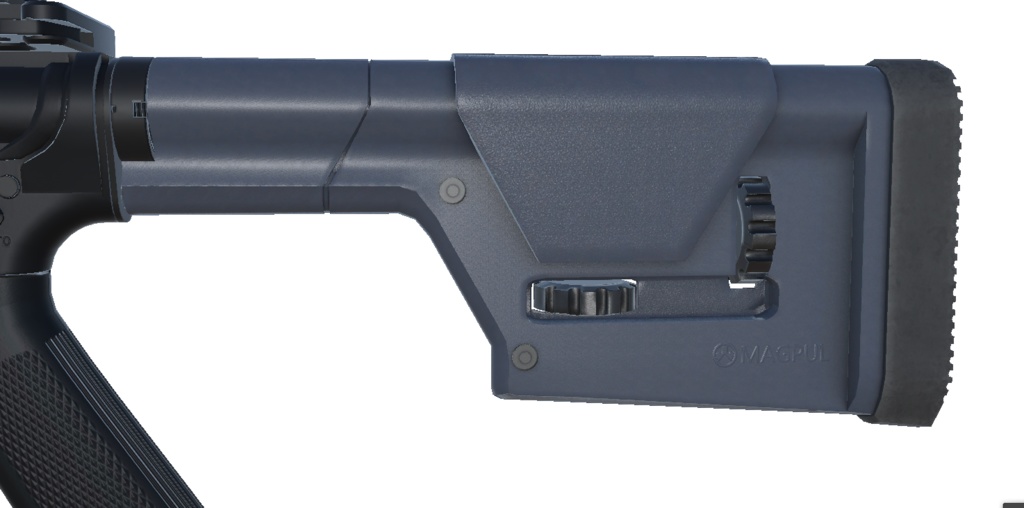 【VRChat想定】AR-15ストックセット