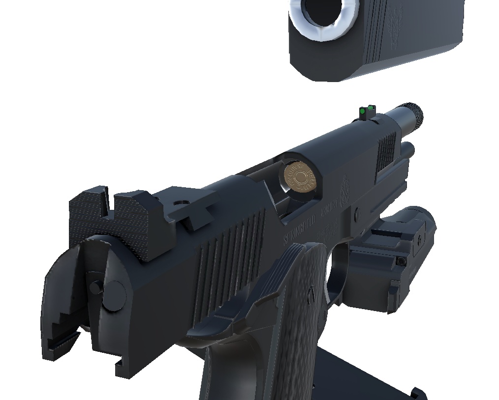 【VRCHAT想定】SFA 1911 OPERATOR ハンドガン