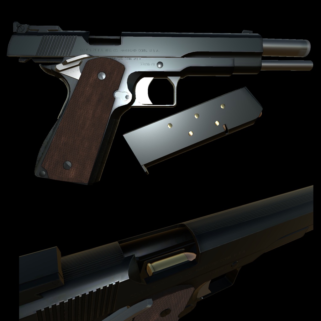 【VRCHAT想定】HOAG 6インチロングスライドカスタム