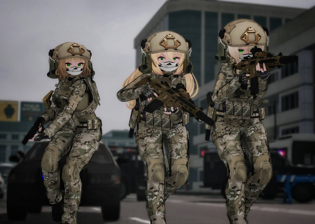 【VRCHAT想定】オペレーターセット