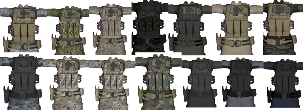 【VRCHAT想定】オペレーターセット