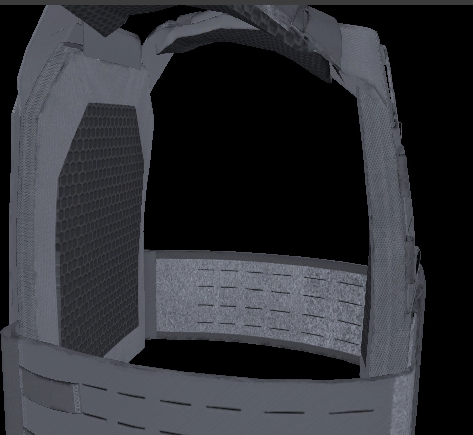 【VRCHAT想定】MOR LITE Gen2 プレートキャリア