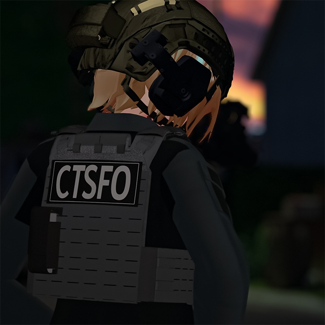 【VRCHAT想定】MOR LITE Gen2 プレートキャリア