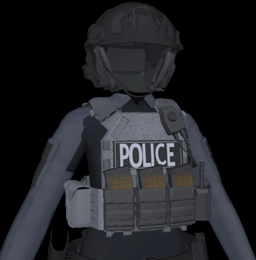 【VRCHAT想定】MOR LITE Gen2 プレートキャリア